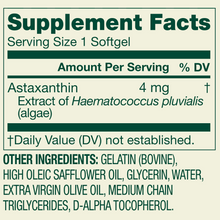 Cargar imagen en el visor de la galería, Astaxantina, 4 mg, Spring Valley, 30 softgels

