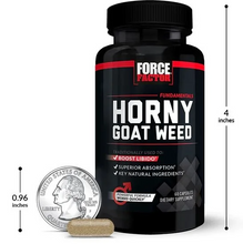 Cargar imagen en el visor de la galería, Horny Goat Weed, 750 mg , Force Factor, Aumenta la libido, 60 Cápsulas

