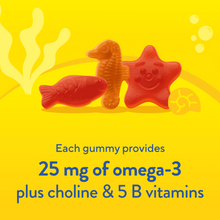 Cargar imagen en el visor de la galería, Omega 3 + Colina para Niños L’il Critters, 90 Gomitas | Apoyo al Desarrollo Cerebral, Memoria, Aprendizaje y Salud Cognitiva
