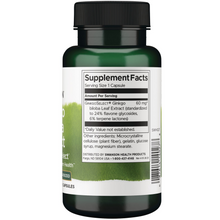 Cargar imagen en el visor de la galería, Ginkgo Biloba, salud del cerebro, antiinflamatorio, antioxidante, corazón. Swanson. 60 mg. 120 cápsulas

