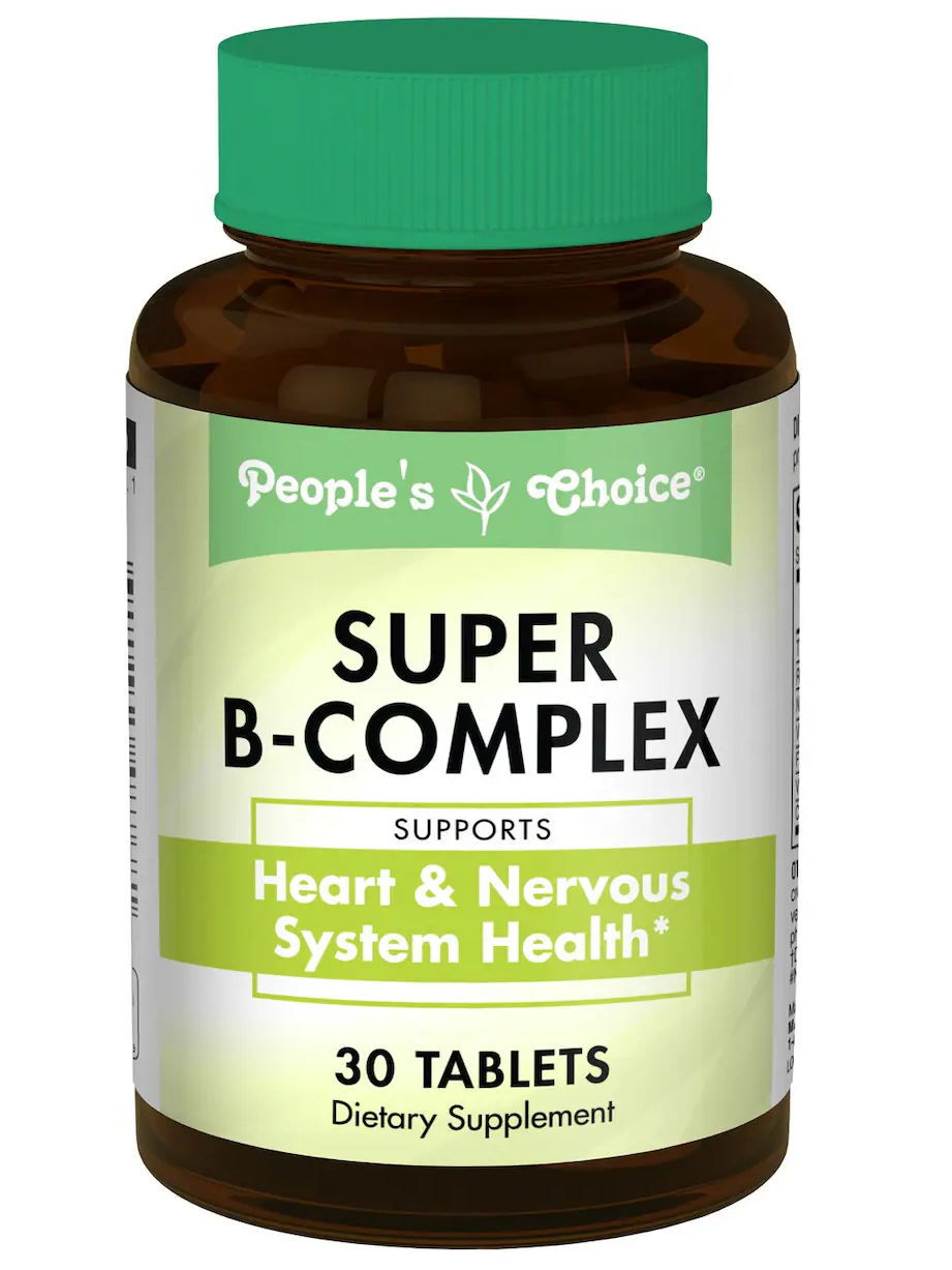 Súper complejo B, apoya salud de corazón y sistema nervioso