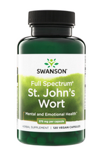 Cargar imagen en el visor de la galería, St. John's Wort (Hierba de San Juan o hipérico), Swanson, 120 cápsulas

