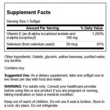 Cargar imagen en el visor de la galería, Vitamina E con Selenio, Swanson, 90 softgels
