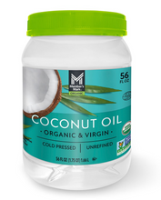 Cargar imagen en el visor de la galería, Aceite de coco virgen, orgánico y prensado en frío a partir de cocos recién recolectados, cultivados de forma natural, 54 onzas
