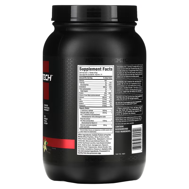 Protena para perder peso y ganar definicin muscular. NitroTech Rippe   Beyuga.com