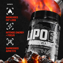 Cargar imagen en el visor de la galería, Lipo 6 Hardcore, Nutrex, Quemador de grasa, 60 Cápsulas
