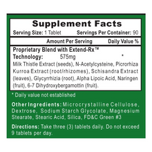 Cargar imagen en el visor de la galería, LIVER RX: Protector del hígado. Protege y estimula funciones hepática.
