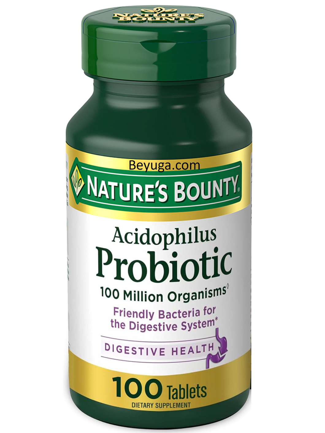 Probiótico acidófilo, Nature's Bounty, 100 tabletas