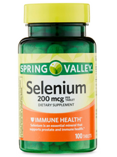 Cargar imagen en el visor de la galería, Selenio, 200 mg. Spring Valley. 100 tabletas

