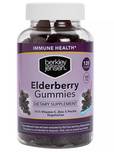 Cargar imagen en el visor de la galería, Elderberry + Vitamina C + Zinc. Antioxidante y aumenta tus defensas. Berkley Jensen. 120 gomitas
