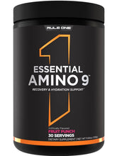 Cargar imagen en el visor de la galería, Aminoácidos esenciales + electrolitos, Rule 1 Proteins Essential Amino 9, Apoyo de recuperación e hidratación, dos sabores diferentes, 30 servicios

