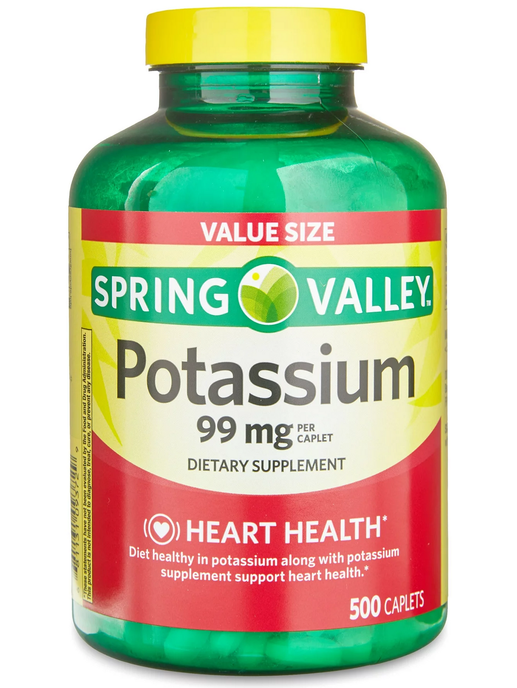 Potasio, Spring Valley, 500 capletas