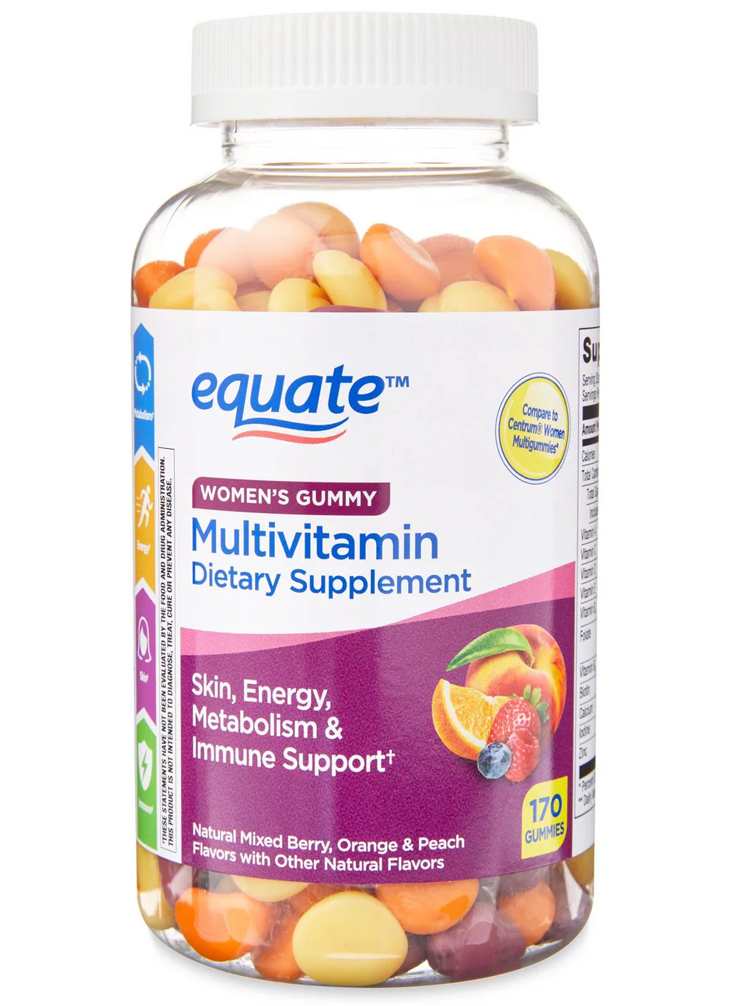Multivitamínico para mujer, Equate, 170 gomitas