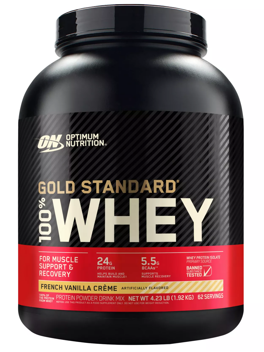 Proteína 100% WHEY, Gold Standard, 4.37 libras (chocolate), 4.23 Libras (Vainilla)