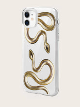Cargar imagen en el visor de la galería, Cover para iPhone con patrón de serpiente: disponible desde iPhone 7 plus hasta iPhone 13 Pro Max✅️
