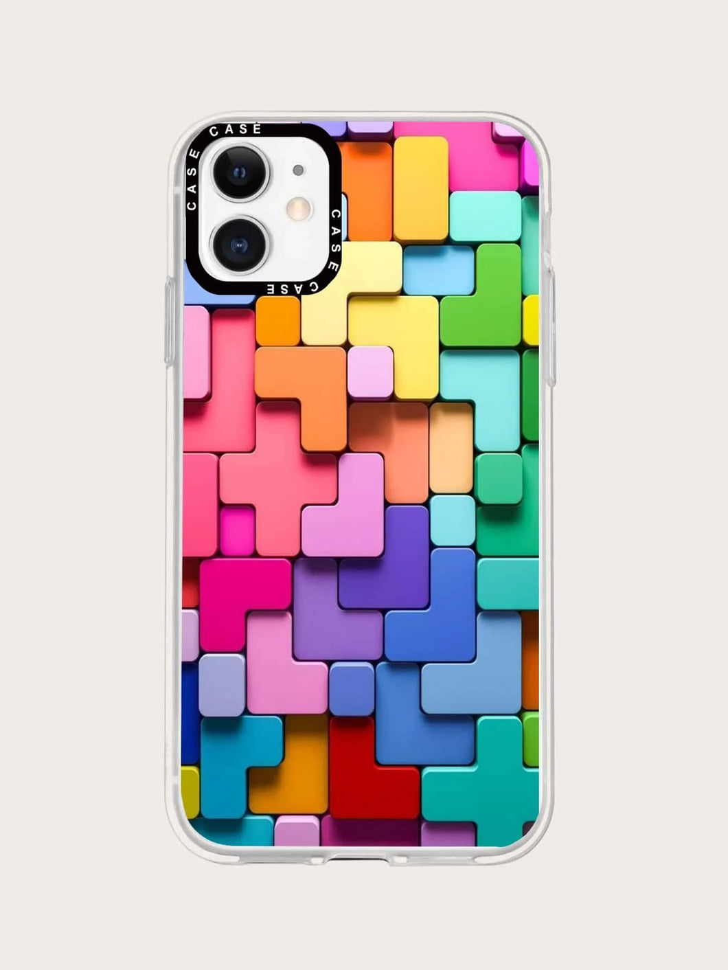Cover iPhone estilo caja de colores disponible desde iPhone 7  hasta iPhone 13 Pro Max✅️