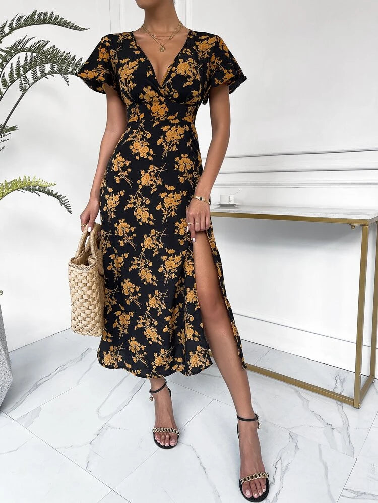 Vestido con Estampado Floral