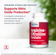 Cargar imagen en el visor de la galería, Arginina Citrulina para la salud masculina: Apoya la producción de óxido nítrico, el flujo sanguíneo y la salud cardiovascular. 120 tabletas
