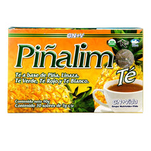 Cargar imagen en el visor de la galería, Piñalim Té,  para pérdida de peso y alivio del estreñimiento,  a base de piña, linaza, té verde y té blanco, suministro para 30 días
