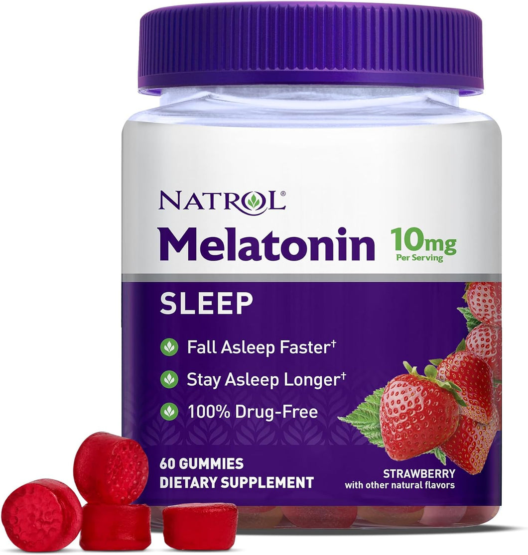 Melatonina en gomitas para adultos: mejora e incrementa tus horas de sueño, natural, sin drogas, no crea dependencia. 60, 90, y 180 gomitas.