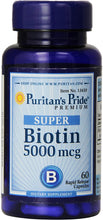 Cargar imagen en el visor de la galería, COMBO OFERTA: Biotina + Colágeno. Biotina de 5000 mcg de 50 cápsulas. Colágeno de 3000 mcg de 90 tabeltas
