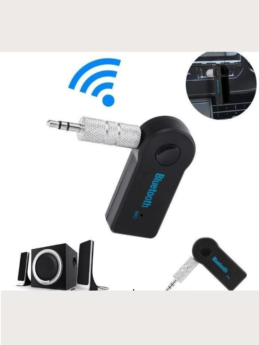 Adaptador Bluetooth, conecta y escucha tu música favorita sin alambres en cualquier dispositivo con entrada de audio.