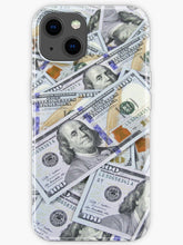 Cargar imagen en el visor de la galería, Cover para iPhone estilo dolares: disponible desde iPhone 7 Plus hasta iPhone 13 Pro Max✅️
