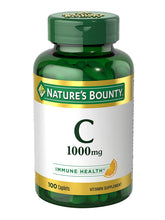Cargar imagen en el visor de la galería, Vitamina C de 1000 mg, 100 tabletas. Apoya el sistema inmune (defensas). Antioxidante. Nature&#39;s Bounty.

